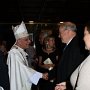 Cardinal George greeting Joe Michiels